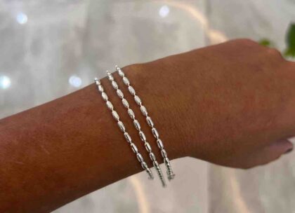 Pulsera plata italiana