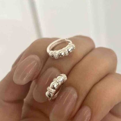 Aros de plata italiana